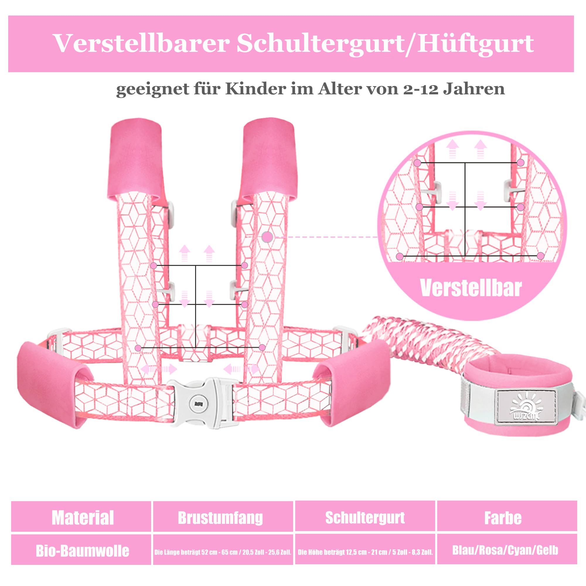 WSZCML 360-degree head rotates freely to prevent tripping