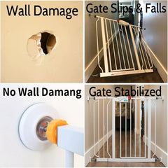 WUBAYI hands showing easy no-tool install with wall cups.