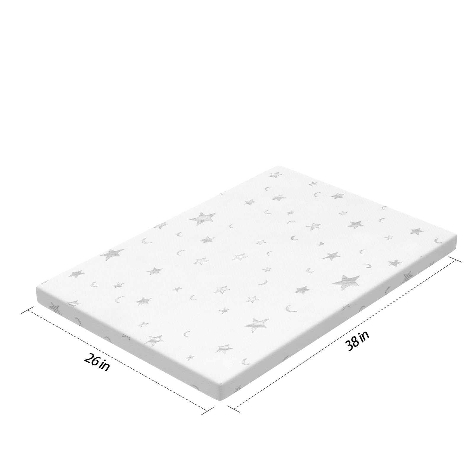 WUDIXU breathable high-density foam close-up highlighting soft support for baby's spine