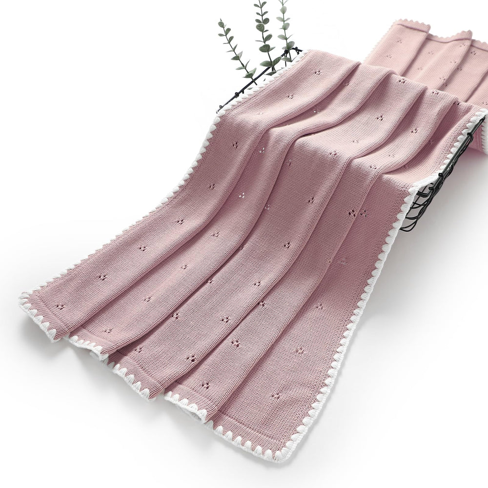 Wugugu knit blanket makes a thoughtful baby shower gift