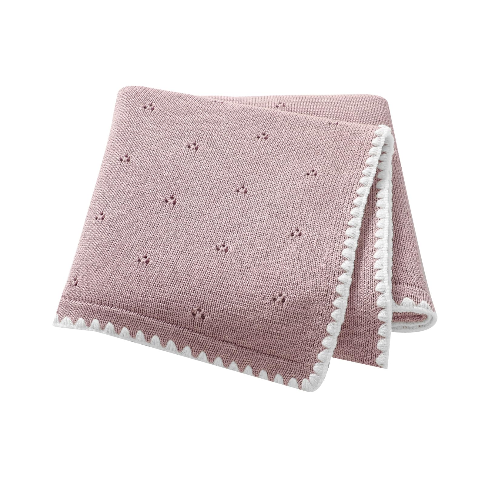 Wugugu baby knit blanket ultra-soft blanket for newborn comfort