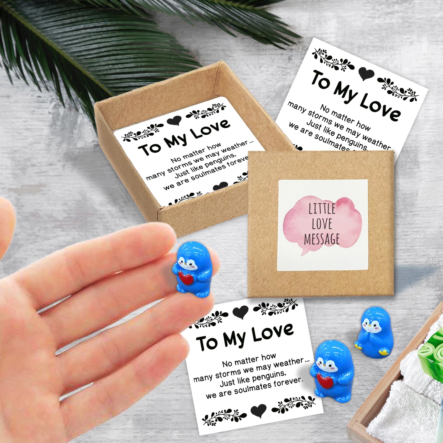 Wuguimeii small gift box measures 2x2x0.6 inches for a delightful surprise