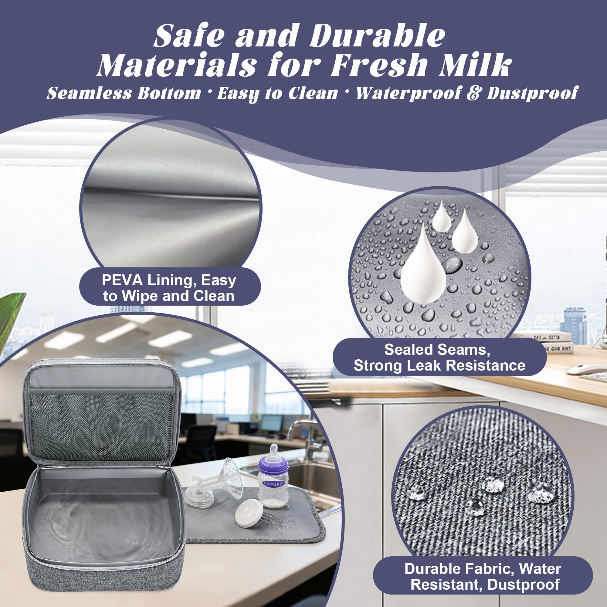 Wurzfolk bag includes ten ice packs for steady cooling throughout the day.