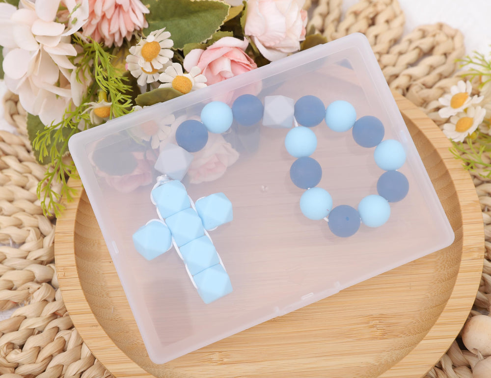 WUTKYAX Tiny hands can explore the soft beads safely.