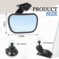 Wuyaoyao rearview mirror for backseat keeps an eye on your infant during drives.