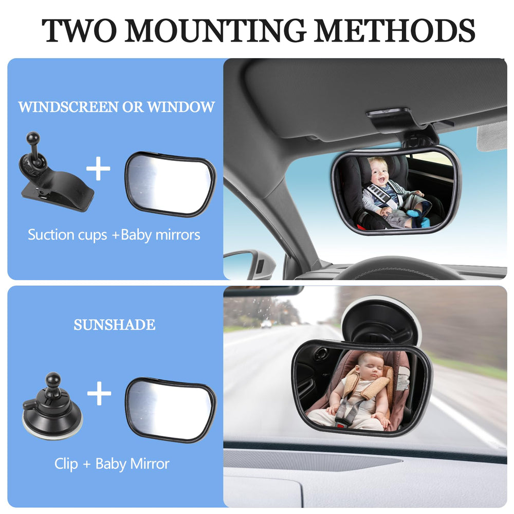 Wuyaoyao suction-clamp mount kit allows windshield or sun visor installation.