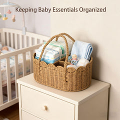 wwmayfeel portable baby storage with handle for home or car.