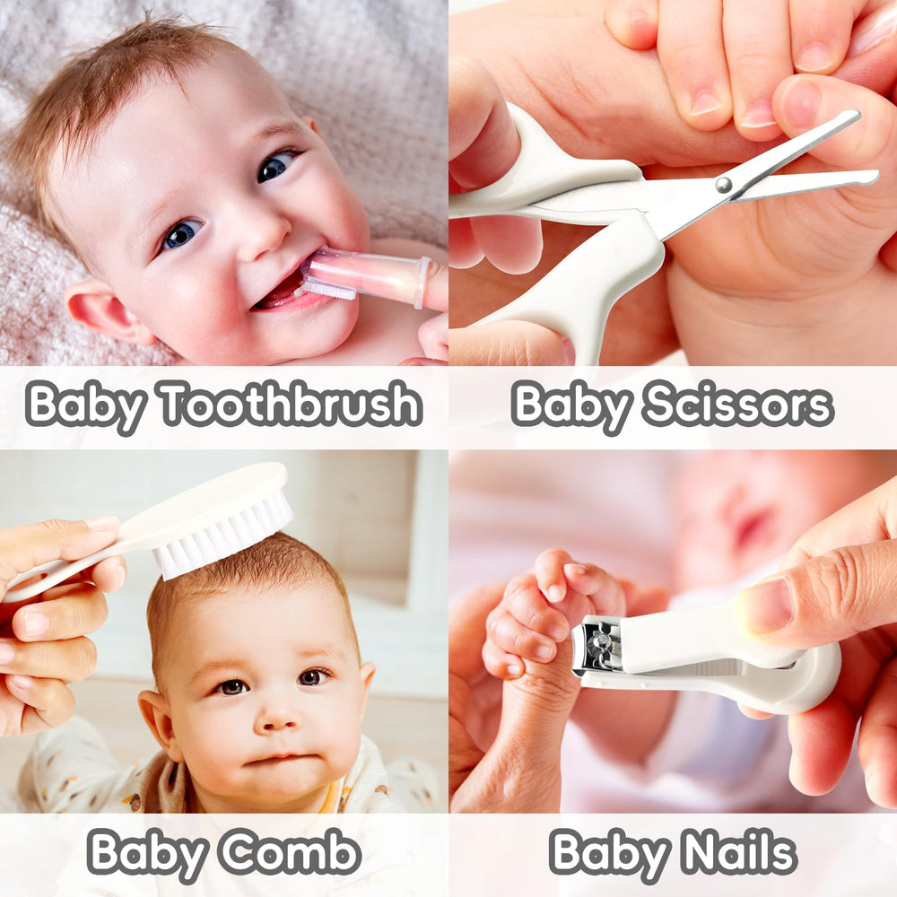 WXA baby grooming kit baby scissors with safety guard