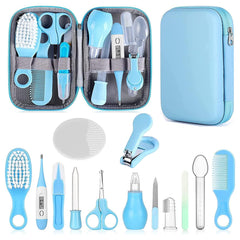WXA baby grooming kit bag in use, portable organizer for travel and home care.