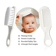 WXA baby grooming kit hair comb for neat, safe styling