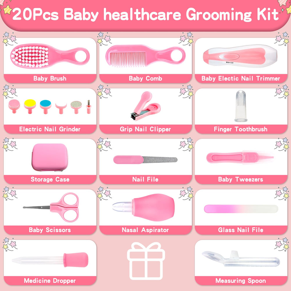 WXA Baby Grooming Kit teether for gums, soothing teething discomfort for calm moments.