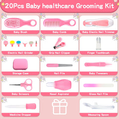 WXA Baby Grooming Kit teether for gums, soothing teething discomfort for calm moments.