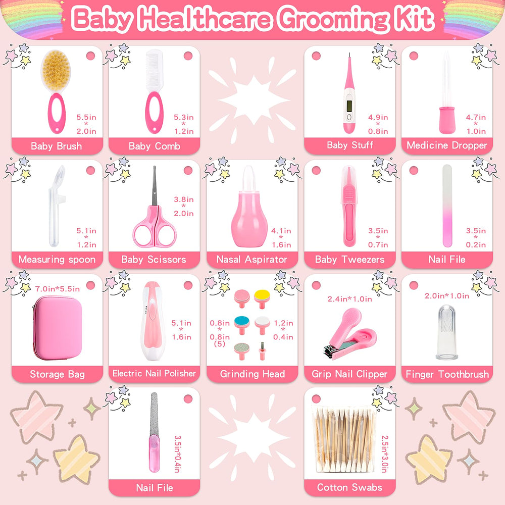 WXA infant hair brush with soft bristles for delicate scalp.