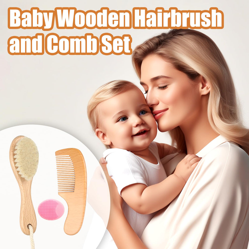 WXA soft goat bristles brush provides comfortable daily hair care.