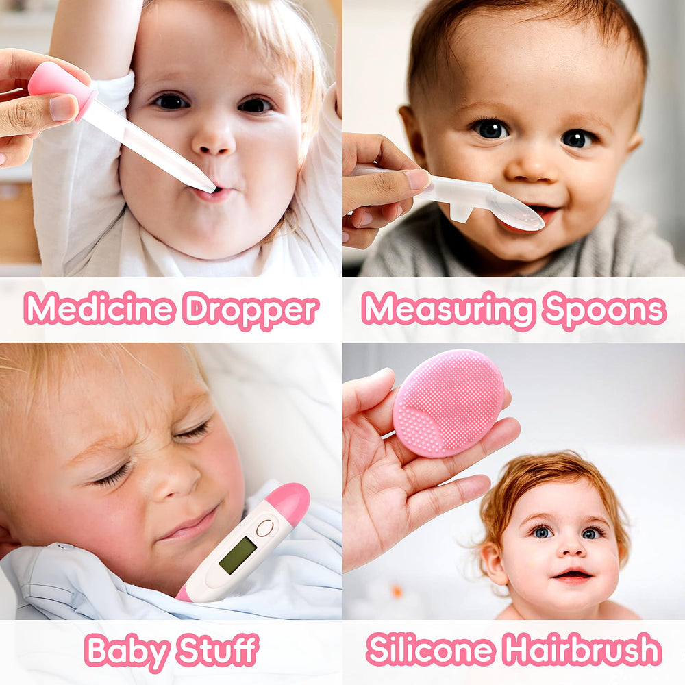 WXA Baby Grooming Kit baby scissors with rounded tips for safety