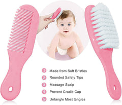 WXA Baby Grooming Kit hair brush for gentle scalp massage during grooming