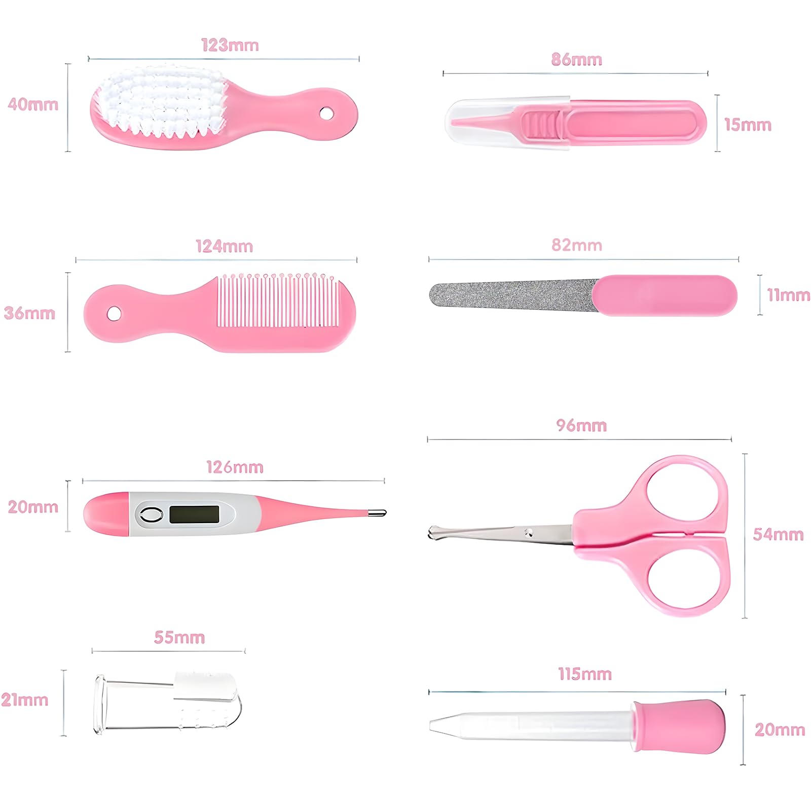 WXA Baby Grooming Kit nasal aspirator for comfortable nasal cleaning