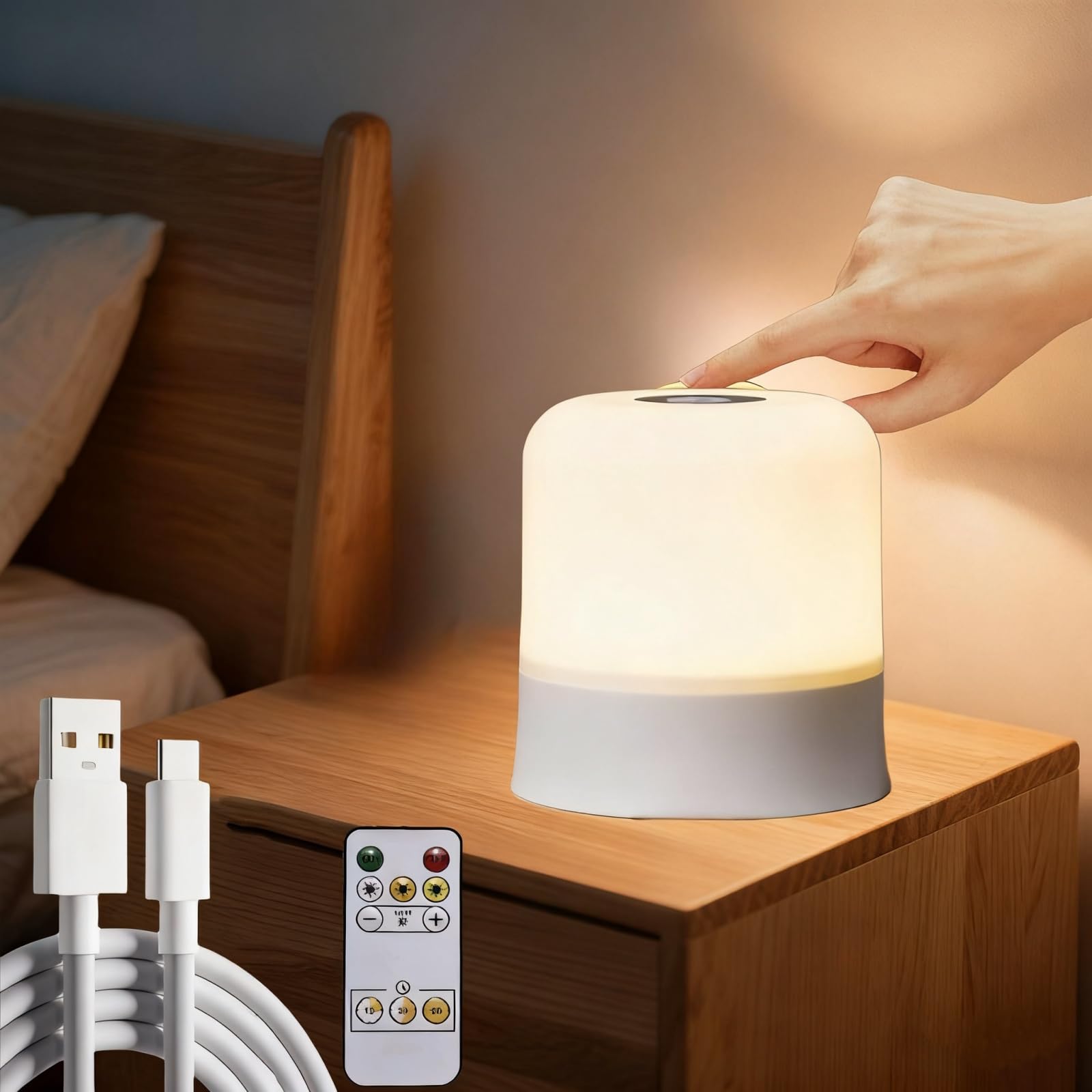 wxmuaper baby night light egg with warm glow for safe nursery ambiance
