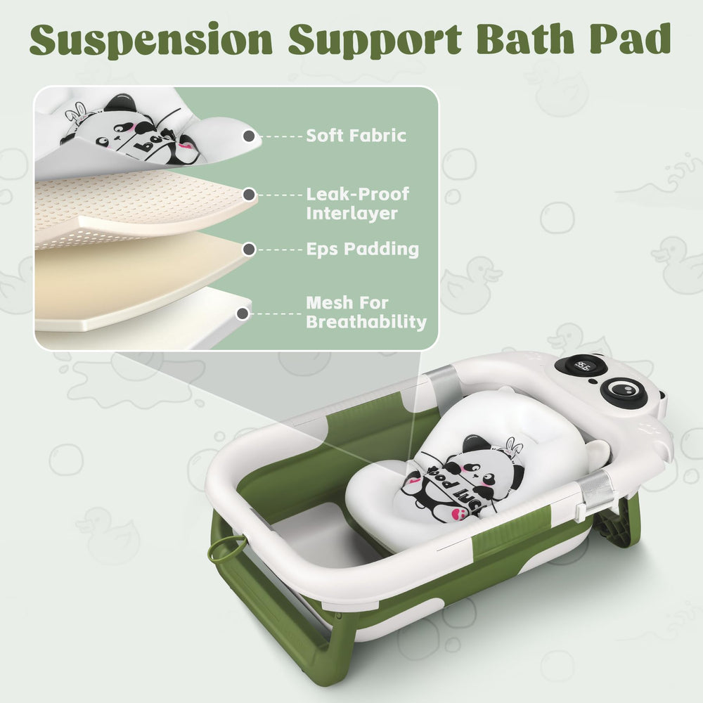 WXXM compact fold storage keeps bathroom neat.