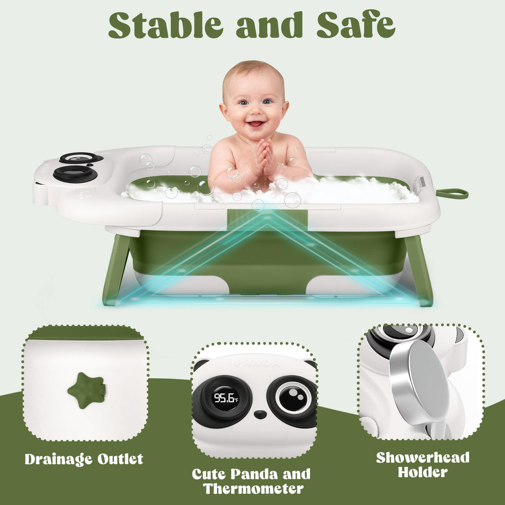 WXXM infant tub fits ages 0-24 months for growing kids.