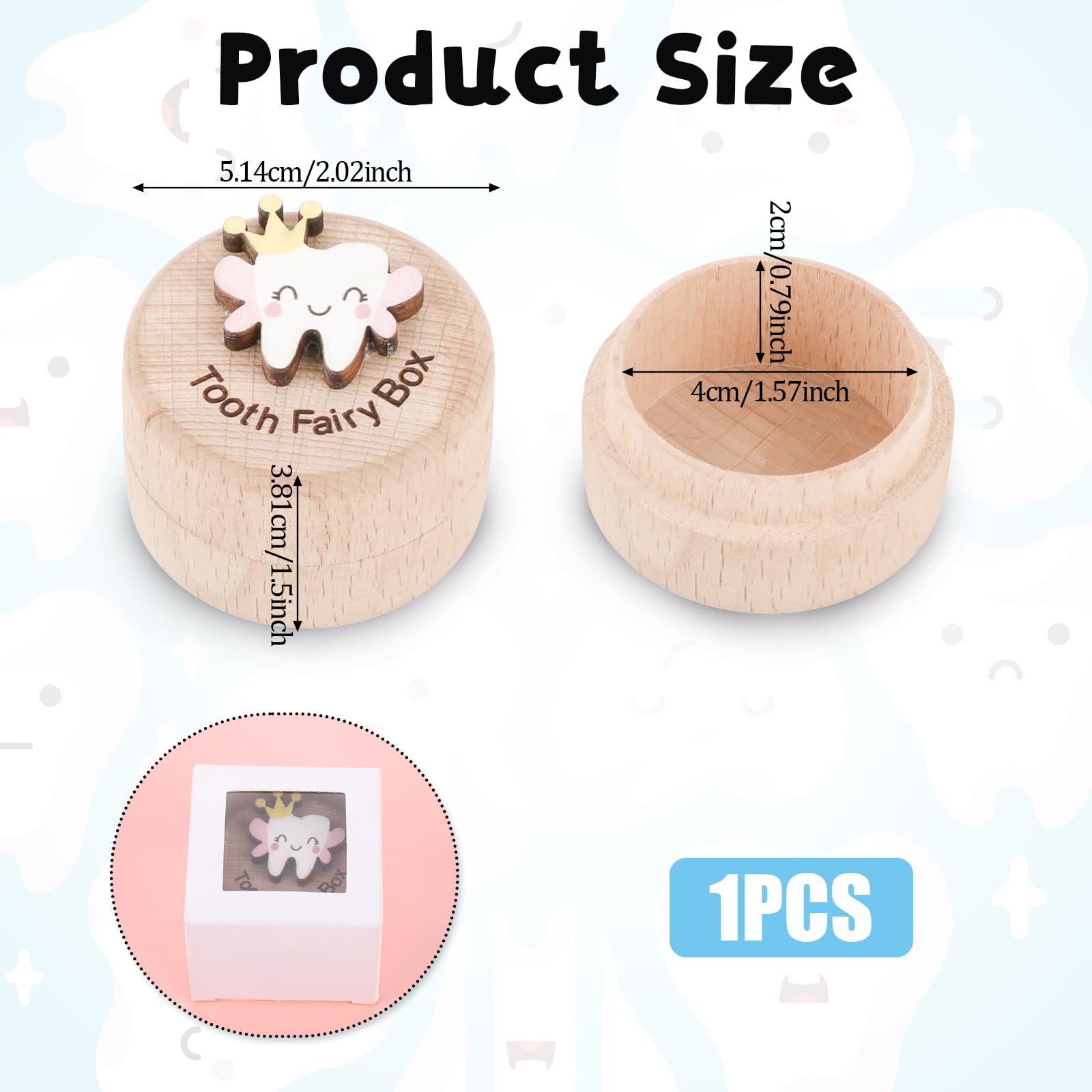 WY LIGHTING LEVEL wooden tooth box highlights safe, odorless material for long-lasting storage