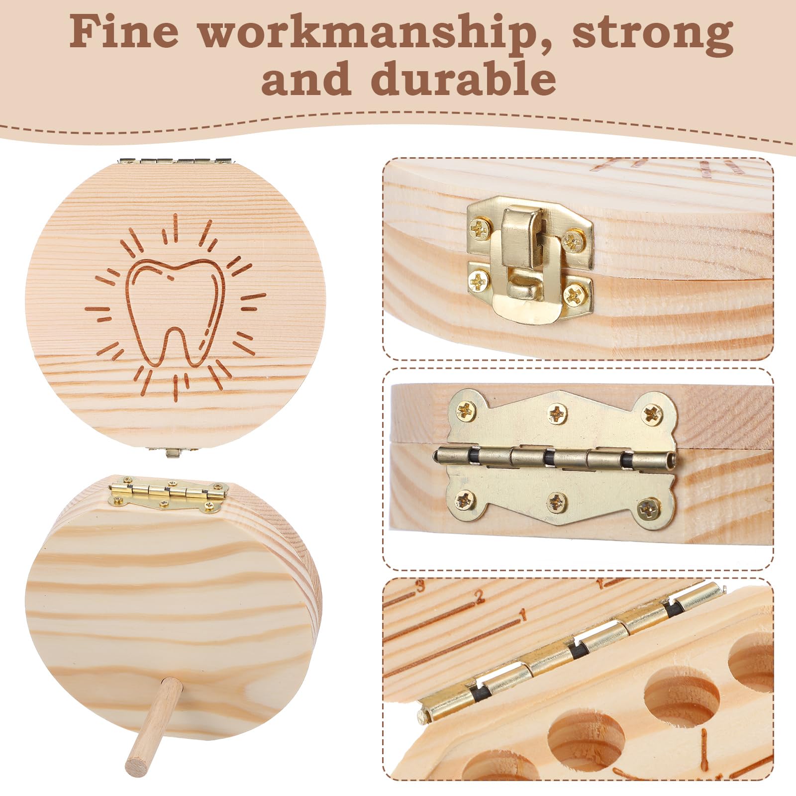 WY LIGHTING LEVEL tweezers feature for safe handling of baby teeth.