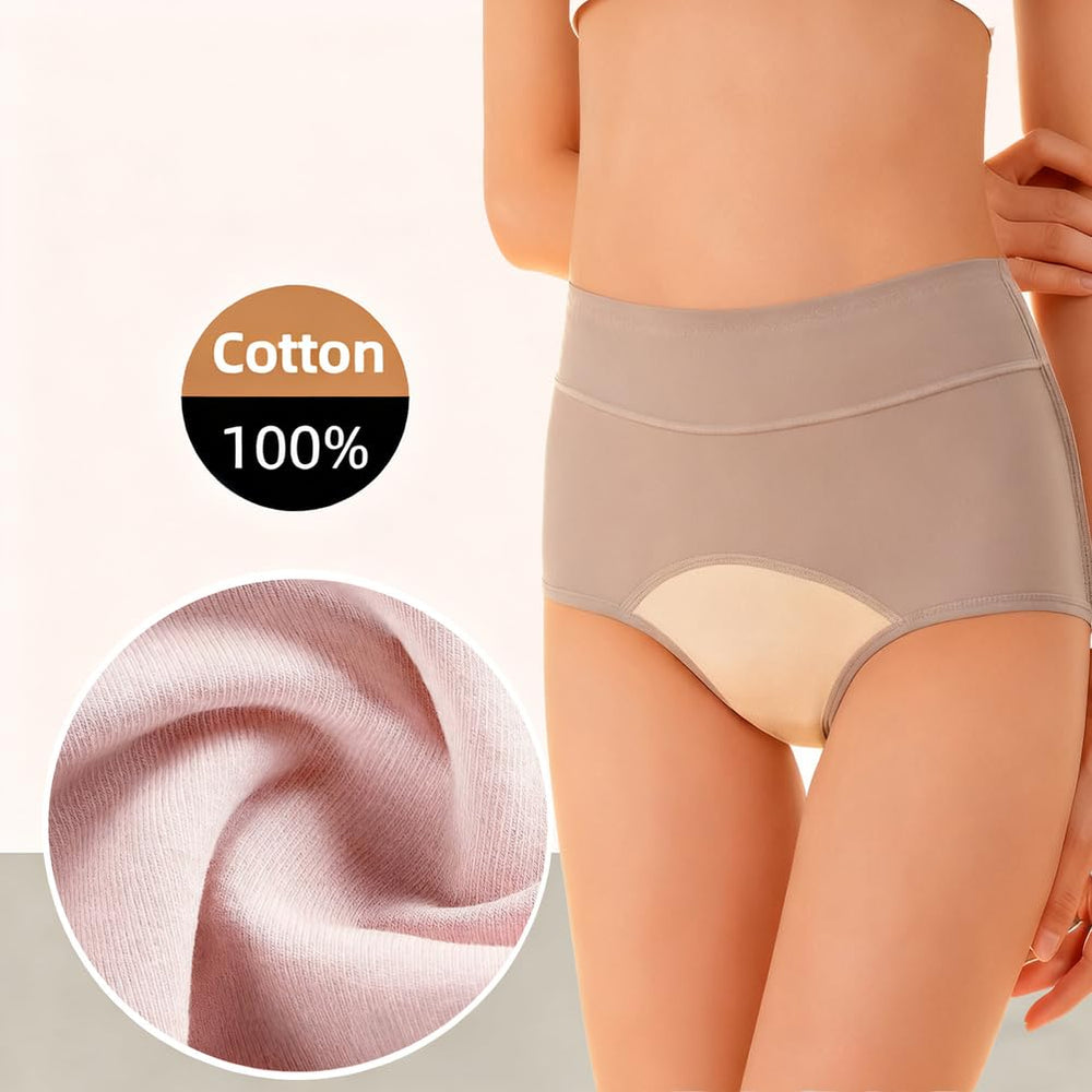 WYCFBD three-layer crotch underwear – front-to-back protection detail.
