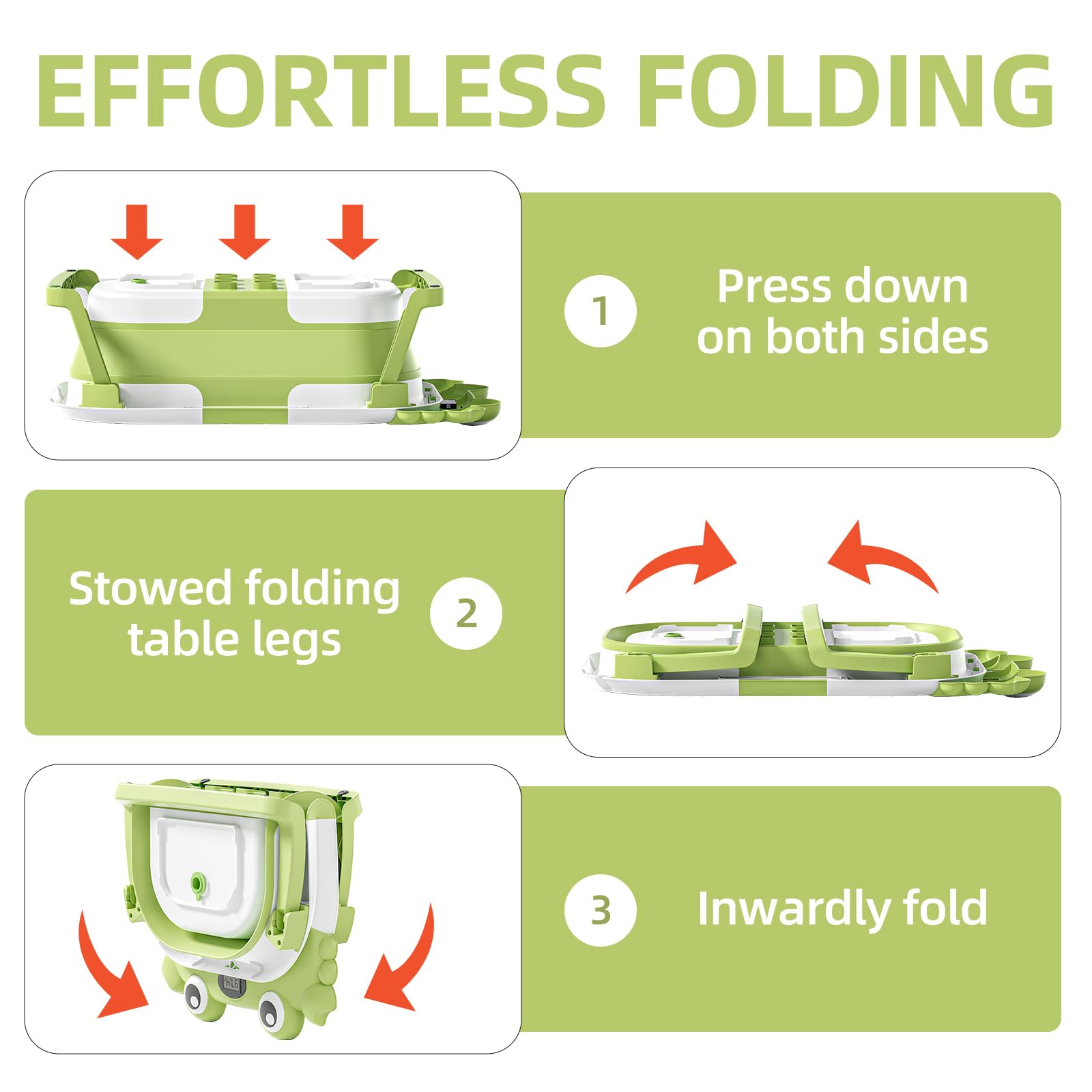 WyfKyd portable travel tub folds flat for trips and camping.