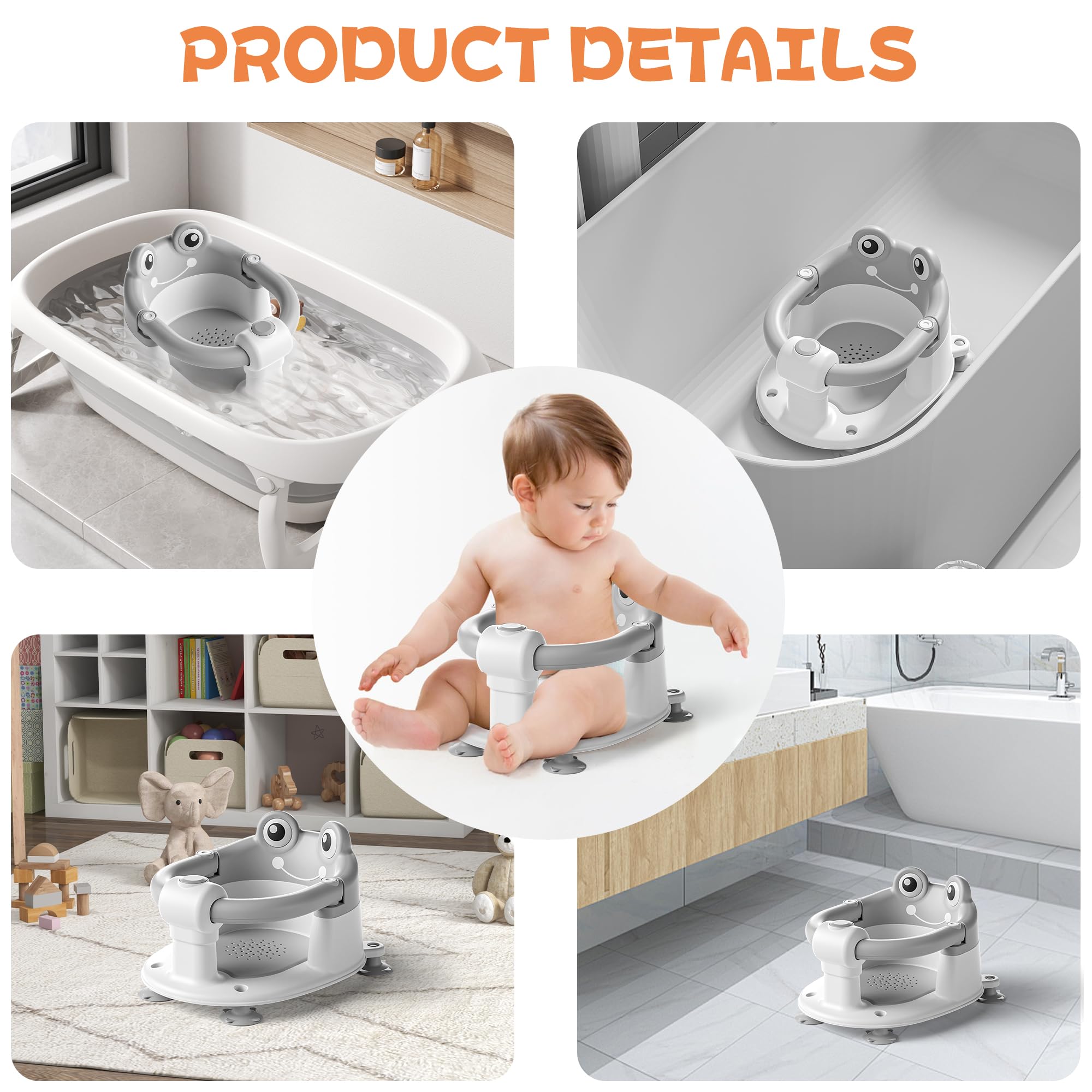 WyfKyd bath seat designed for new parents to simplify baby care.