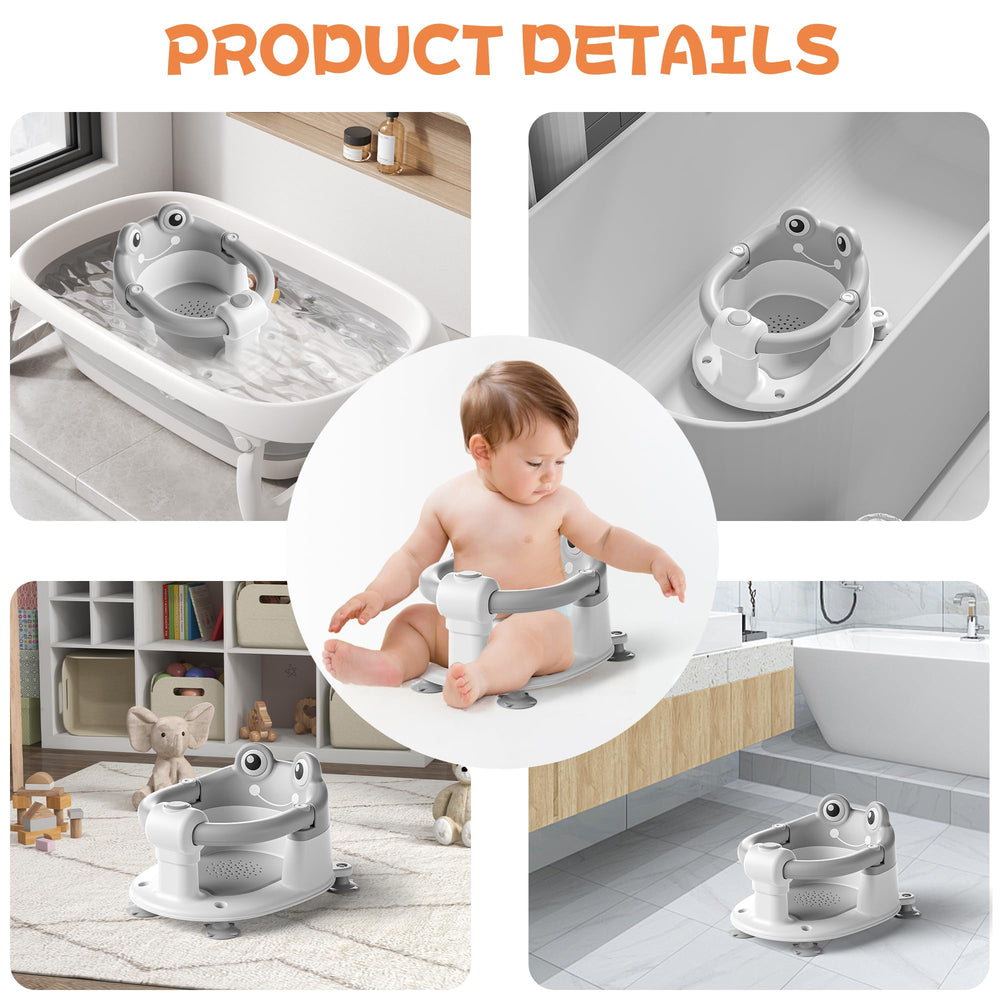 WyfKyd bath seat designed for new parents to simplify baby care.