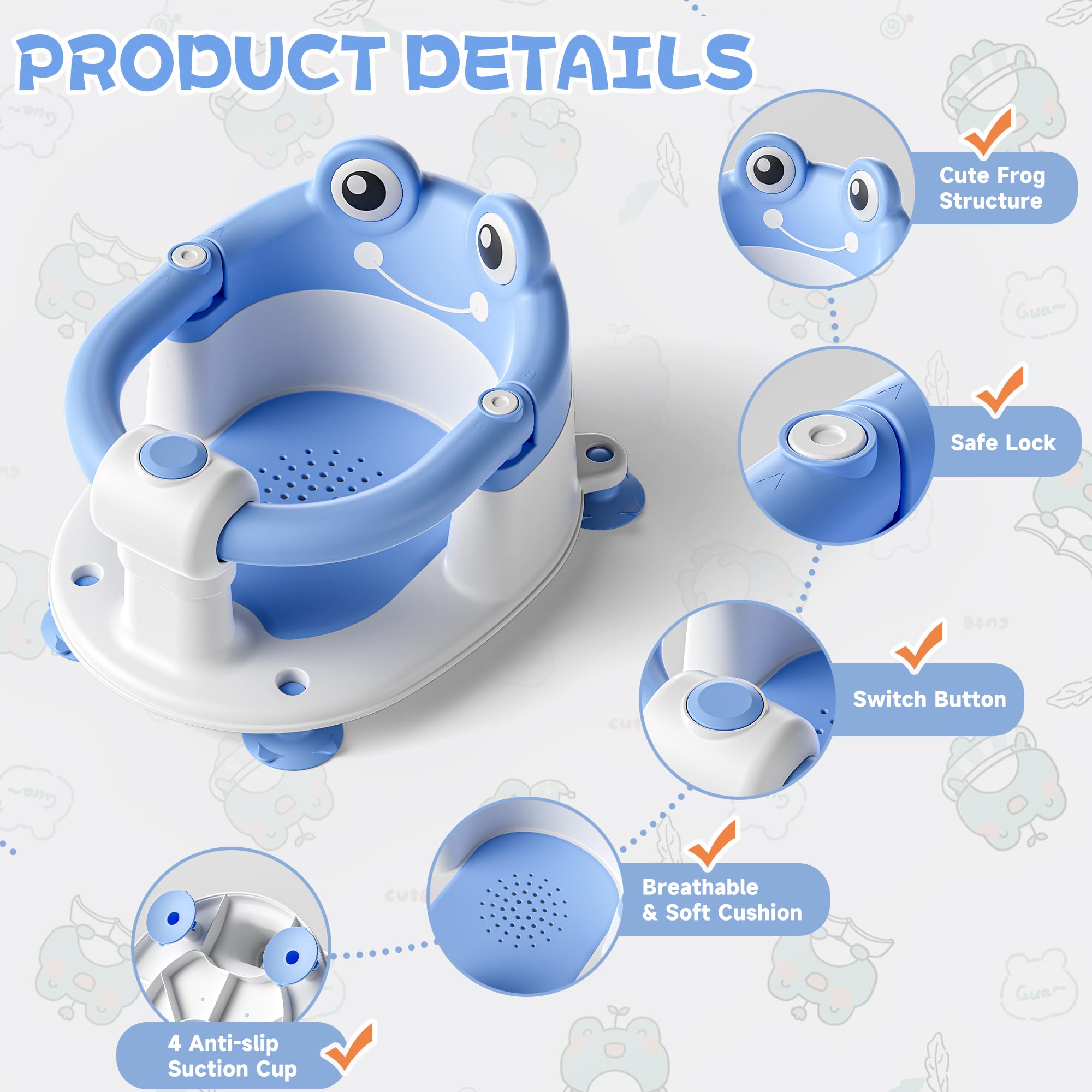WyfKyd bath seat in tub use shows easy setup and quick transfers.