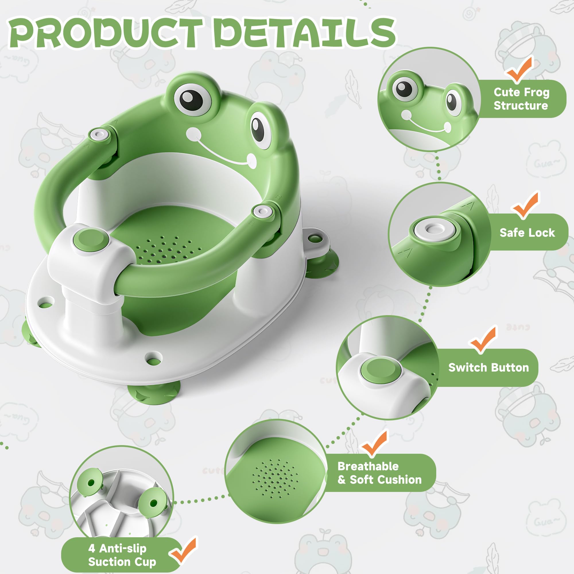 WyfKyd bath seat is lightweight and portable for easy transport.