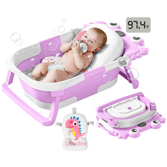 WyfKyd collapsible baby bath folding for compact storage and easy setup