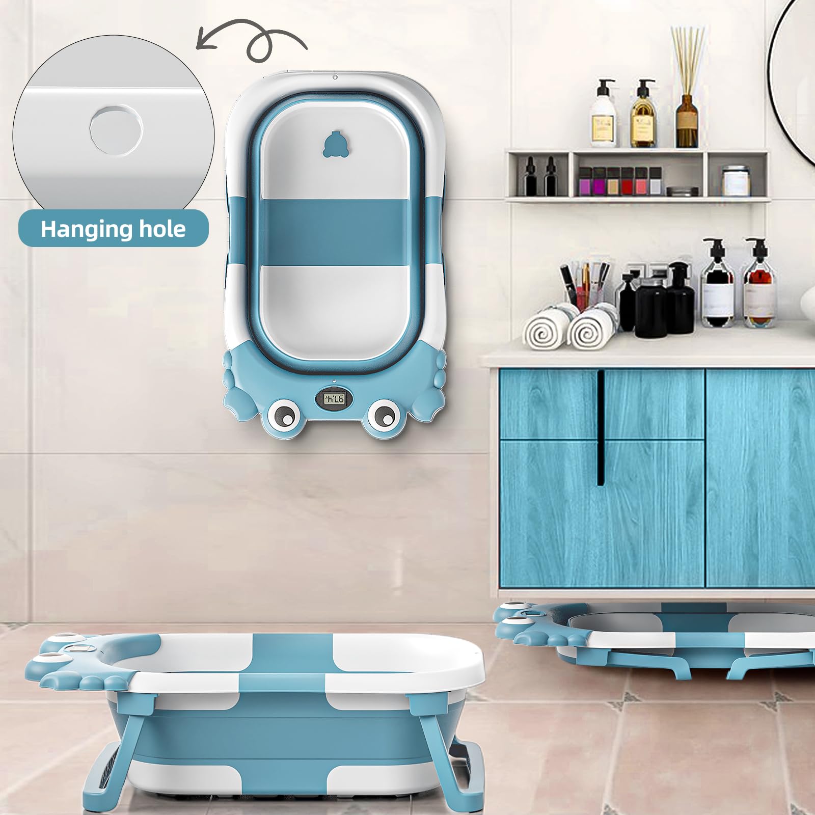 WyfKyd bath material PP+TPE for durable, safe use