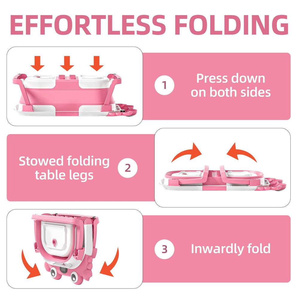 WyfKyd baby bathtub suitable for ages 0-36 months during travel.