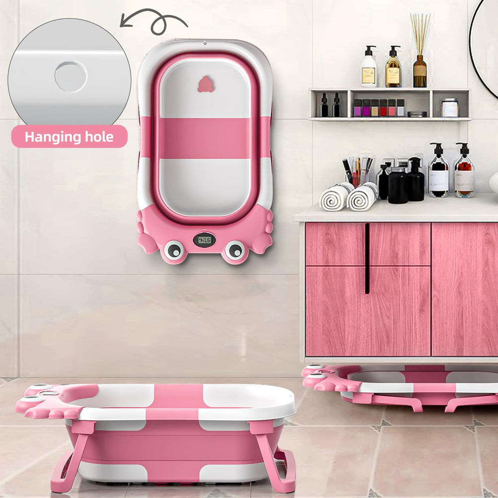WyfKyd bath tub with soft detachable cushion for baby comfort.