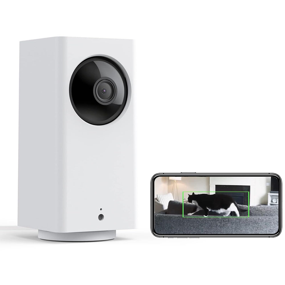 Wyze Cam Pan v2 front view with 360° coverage for complete monitoring.