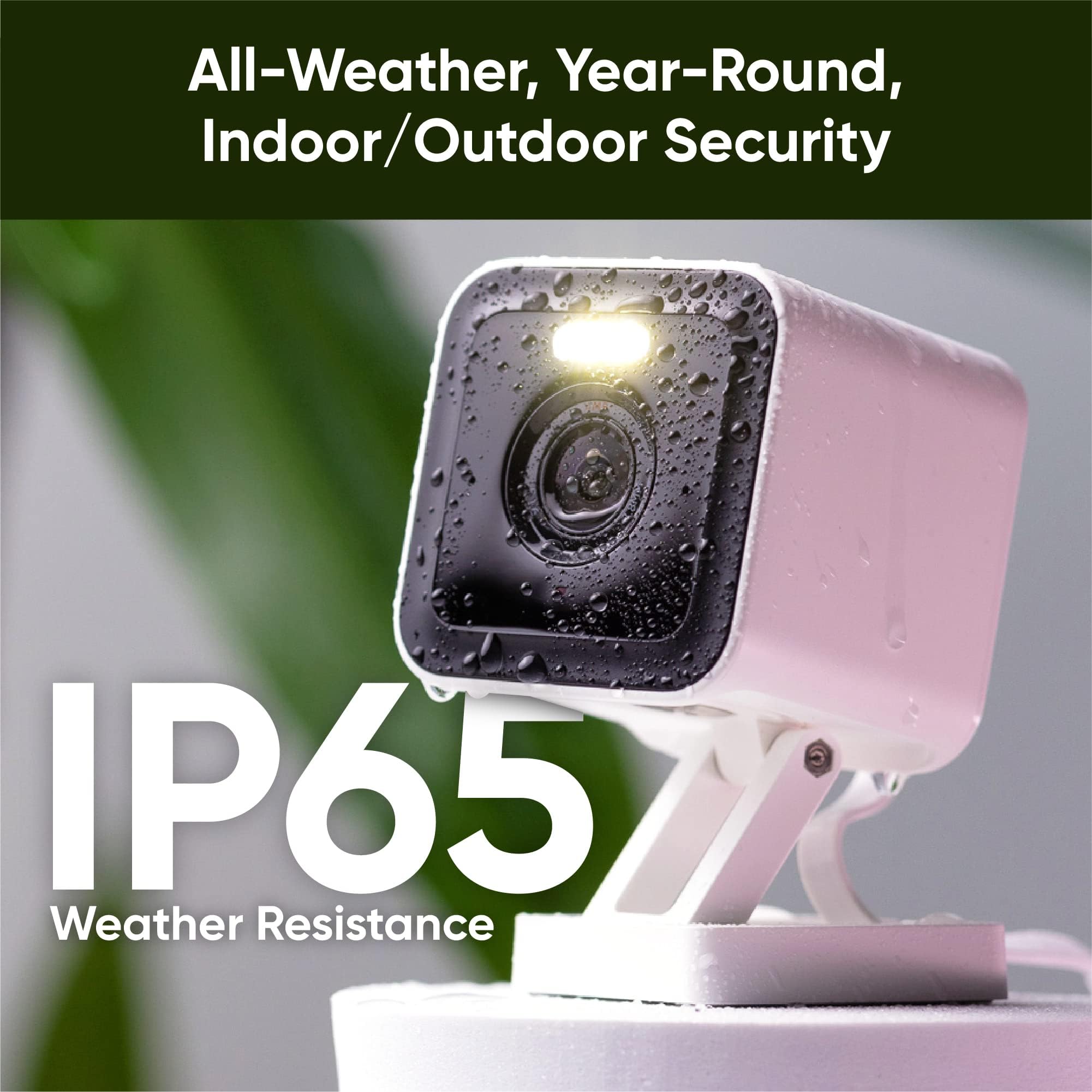 Wyze Cam v3 Pro IP65 weather resistance supports year-round monitoring