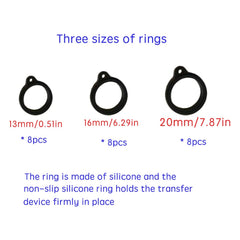 Wzttdm silicone ring 20mm for versatile catheter fit