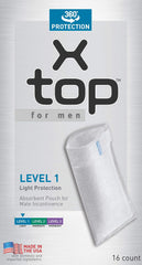 X-top light protection pouch for male leakage, discreet daily use for confidence