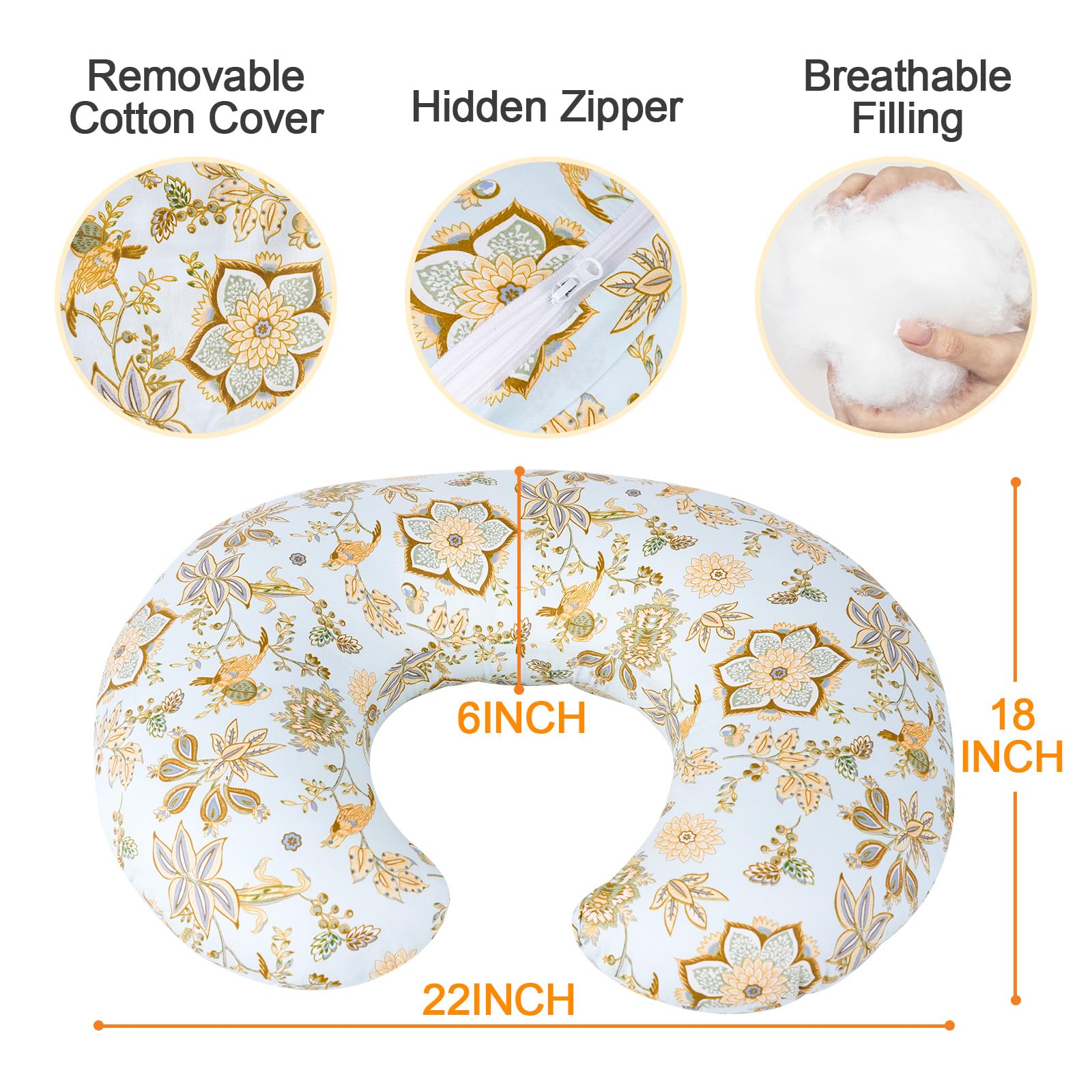 x-vesolje pillow used during bottle feeding for arm comfort