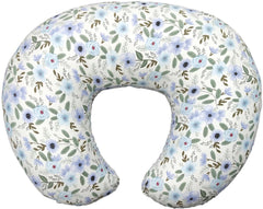 x-vesolje nursing pillow in ergonomic C-shape supports comfortable feeding positions.