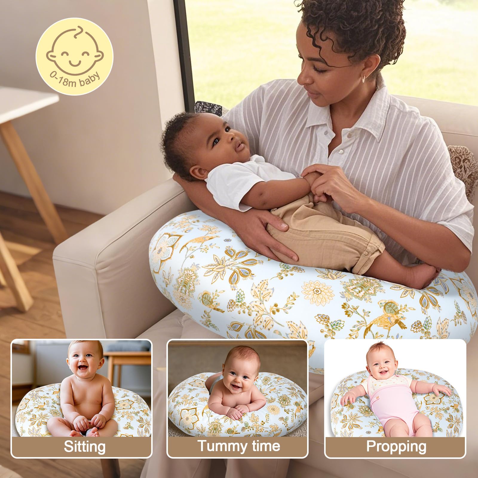 x-vesolje removable cotton cover for breathable baby skin care