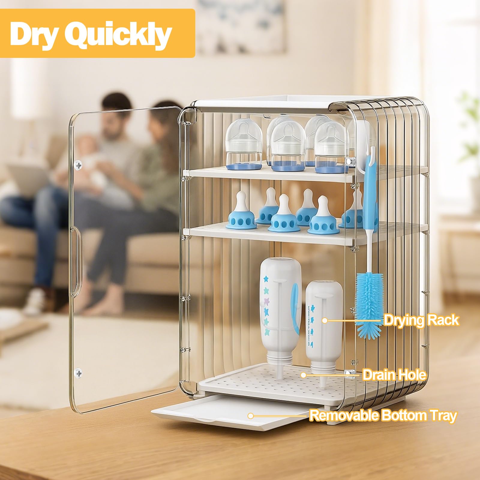 XANGNIER multi-use storage supports cosmetics and small toys