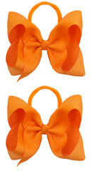 Xansema baby headbands with a 6-inch orange bow for comfortable all-day wear.
