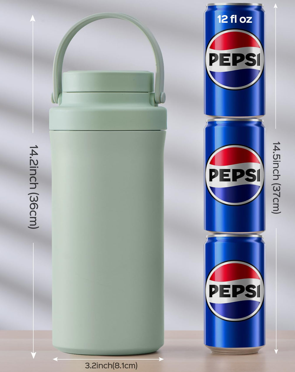 Xaproo cooling tubes close-up showing 360° cooling for 24-hour freshness.