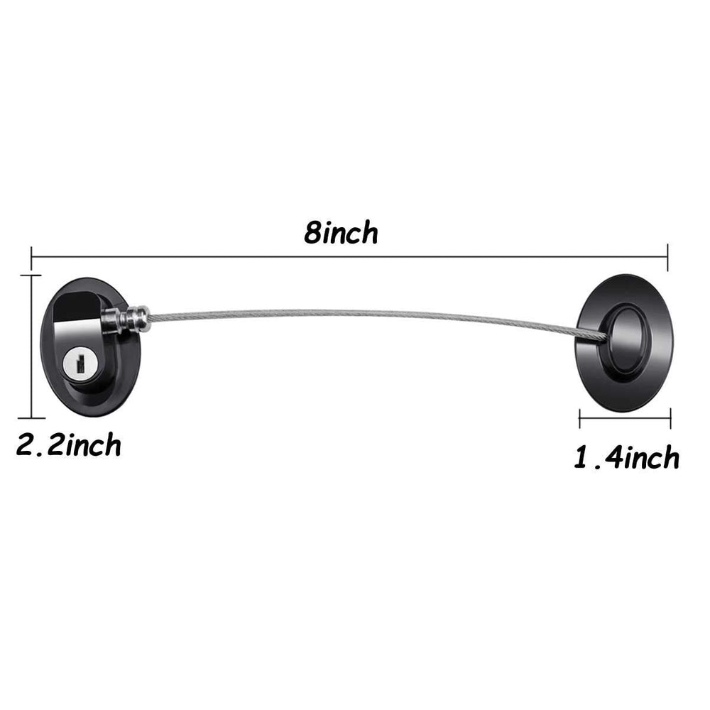 XccMe fridge locks with 24 keys highlights flexible access for households