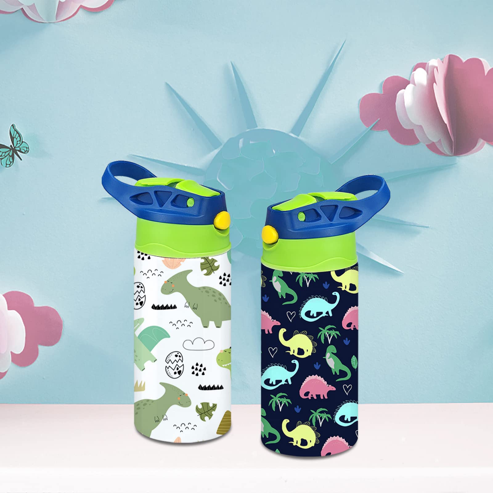 XccMe Kids sublimation tumbler 12oz silicone-nozzle for gentle sipping