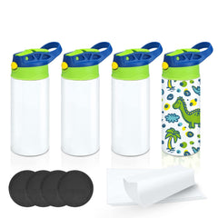 XccMe Kids sublimation tumbler 12oz straight design with handle for on-the-go use