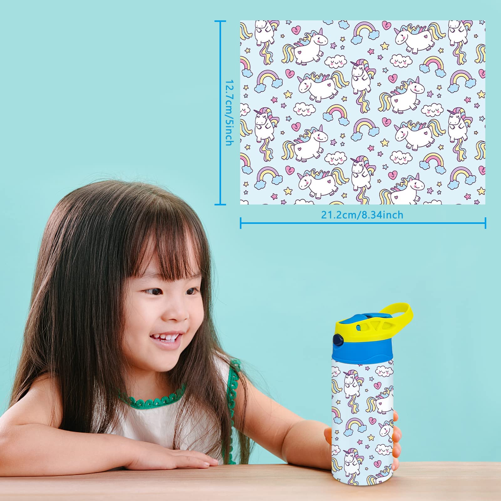 XccMe Kids Sublimation Tumbler bottom pad protects surfaces and adds stability.